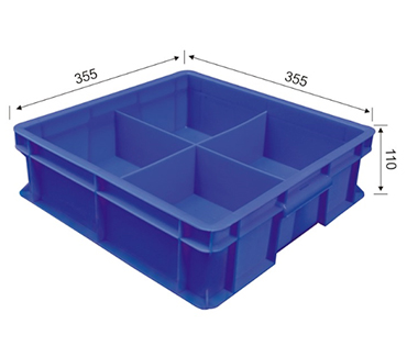4#分格箱（正方形4格）